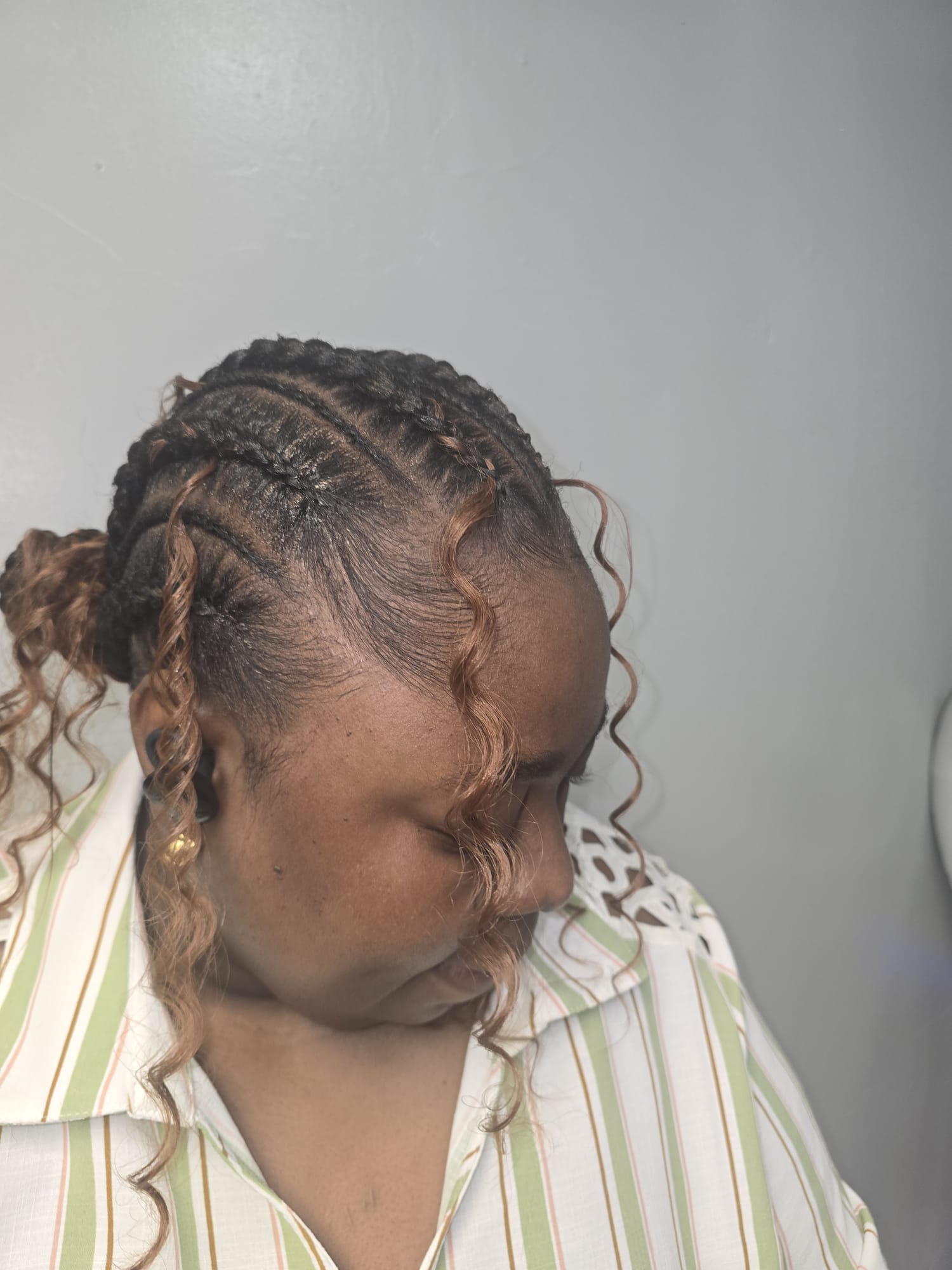 Stitch cornrows